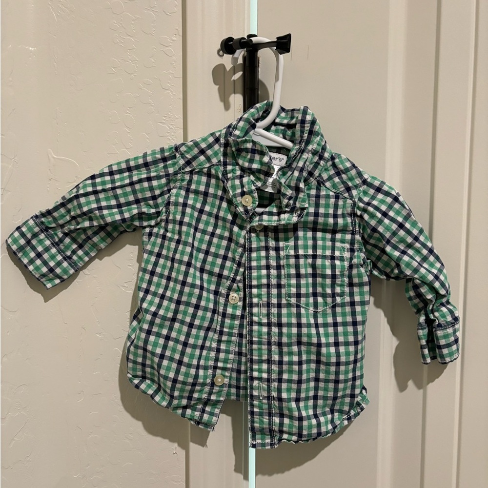 2 carters infant button down shirts